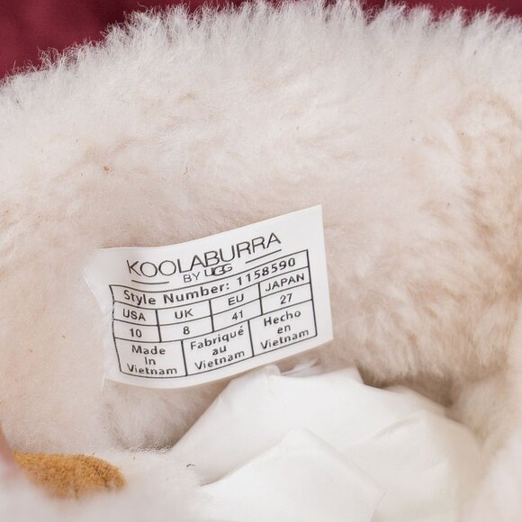 Koolaburra By UGG Women Koola Beige Suede Ultra Mini Platform Boots 10US EUR 41 - Picture 6 of 7